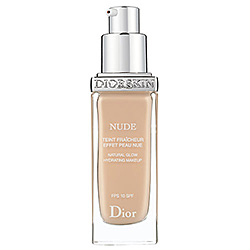 又降！！Dior 迪奧Diorskin Nude Natural Glow凝脂親膚保濕粉底液SPF 10 色號050 Dark Beige $33.95（30%off）