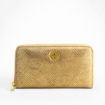 Tory Burch Natural Gold Zip Continental Wallet $199.99 (11%off)