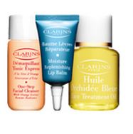 Free 3 samples with every order and free shipping on orders of $75 at Clarins!