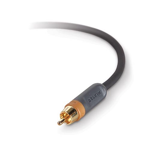 實用！Belkin 美國貝爾金25-Foot Subwoofer Audio Cable7米重低音音箱電纜 $9.91(72%off)