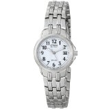 Citizen Women's EW1540-54A Eco-Drive Silhouette Sport Stainless Steel Watch, Only $122.08