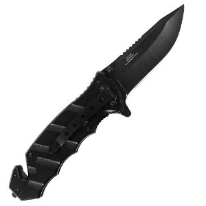 Mtech Black Tactical Rescue Knife with Aluminum Handle  $7.88