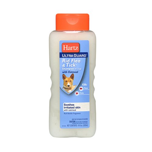Hartz UltraGuard Rid Flea & Tick Shampoo for Dogs with Oatmeal 18oz $4.27(45%off)