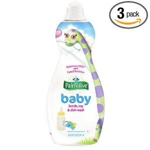 寶寶衛生清潔很重要！Palmolive超溫和寶寶奶瓶、玩具，餐具洗潔精 共三瓶每瓶20OZ $9.95
