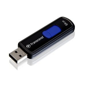 Transcend 64 GB JetFlash 500 Retractable USB Flash Drive $29.99 + Free Shipping