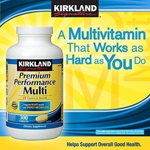 Kirkland Signature Premium Performance Multi Vitamins 300-Count $13.98