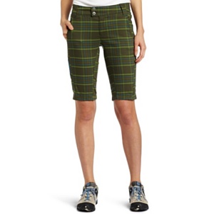 哥伦比亚 Columbia Sportswear 防晒格子短裤 (亚马逊绿)  $41.25