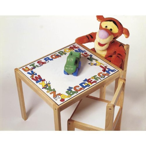 Lipper International 兒童ABC桌椅兩件套(白色款)  $39.61