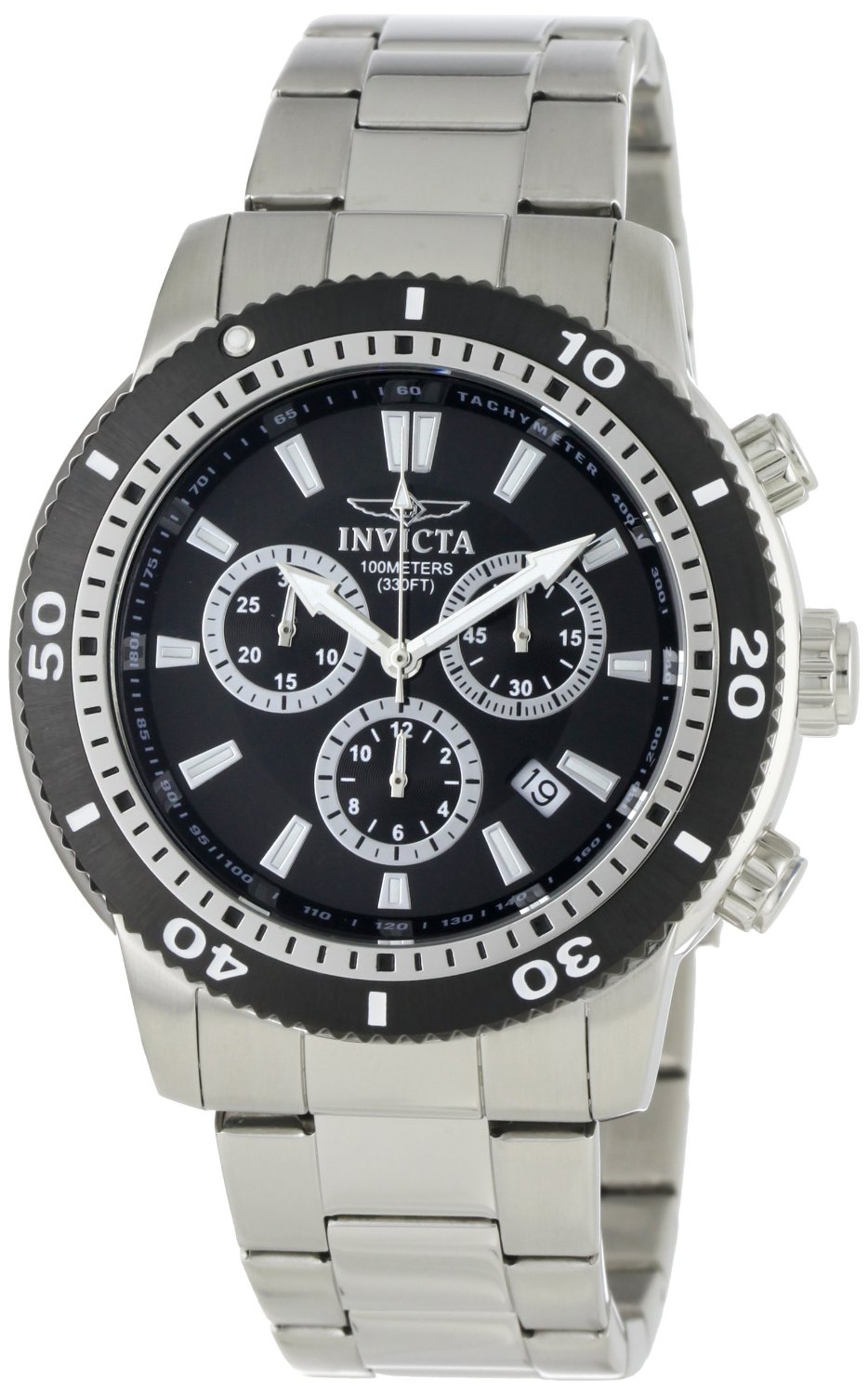 Invicta Men's 1203 II Collection Chronograph Stainless Steel Watch $59.99+free shipping