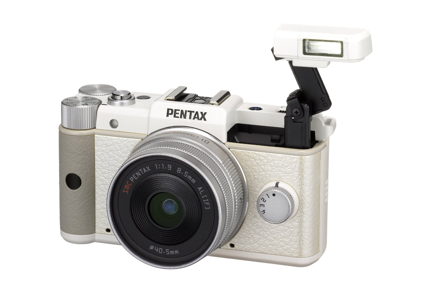 賓得 Pentax  Q 微單數碼相機 + 8.5mm 1.9 AL鏡頭套裝（白色款）  $378.76