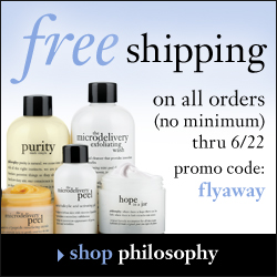 Two days only! Philosophy-Free Shipping on All Orders + 2 Free Samples