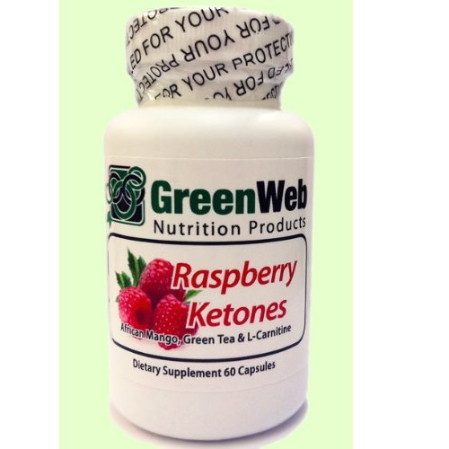 Green Web Raspberry Ketones 500 mg, Ultra Weight Loss Supplement, with African Mango, Green Tea, and L-Carnitine, 60 capsules, only $14.93 + $1.98 shipping