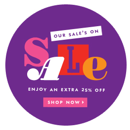 Sales on Sale! Take additional 25% OFF on Kate Spade Sale Product!
