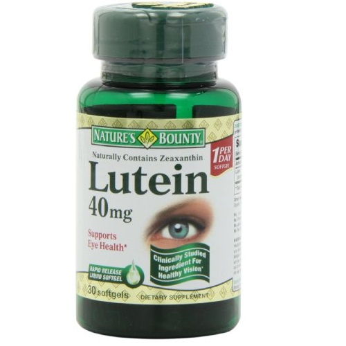 Nature's Bounty Lutein 40mg, 30 Softgels , only $9.72, free shipping after using SS