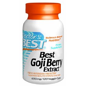 Doctor's Best Goji Berry Extract, Non-GMO, Vegan, Gluten Free, 120 Veggie Caps, only $6.73, free shipping after using Subscribe and Save service