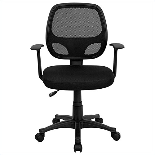 Flash Furniture Mid-Back Black Mesh Computer Chair,only $55.84, Shipping