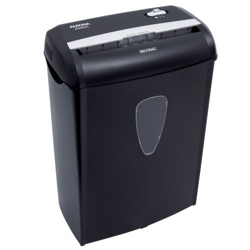 Aurora AS890C 8-Sheet Cross-Cut Paper/Credit Card Shredder with Basket, Only $23.42