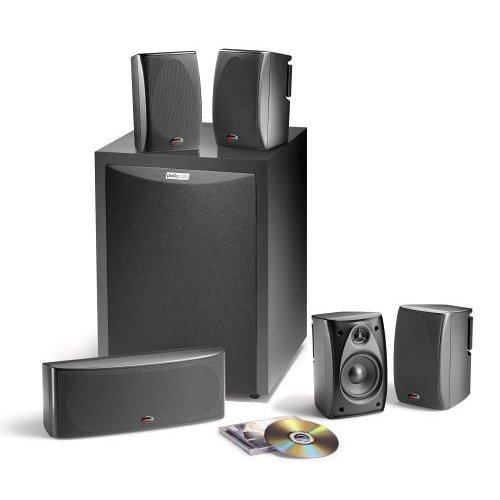 Polk Audio RM6750 5.1 Channel Home Theater Speaker System (Set of Six, Black) $203.99+free shipping