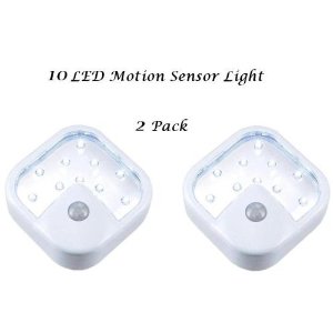 Wireless Motion Sensor Light - 10 Super-Bright LED $6.49+free shipping