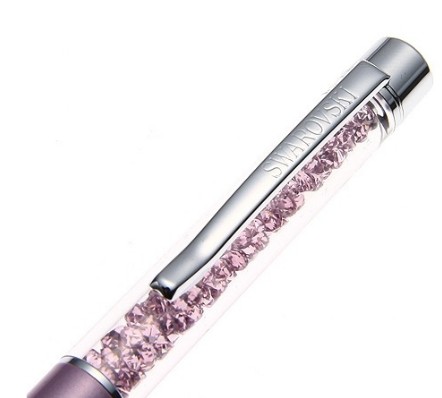 送礼佳品！施华洛世奇Swarovski 粉色水晶原子笔(SW1097050)  $22.45（34%off）