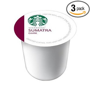 Starbucks Sumatra, K-Cup Portion Pack for Keurig K-Cup Brewers, 10- Count (Pack of 3)  $20.08