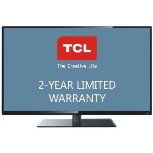 兩年超長保修期！TCL LE43FHDF3300TA 43英寸 1080p LED 全高清電視（黑色款）  $399.98 