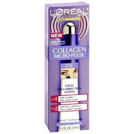 L'Oreal Paris Collagen Micro-Pulse Eye Correction System, 0.5-Fluid Ounce $7.99(60%off)