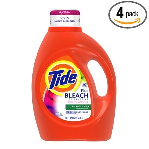 Tide with Bleach Alternative Mountain Spring Scent with Actilift, 100-Ounce Bottles (Pack of 4) $43.49