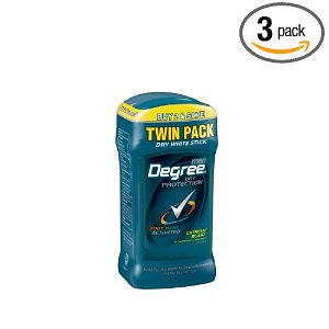 Degree Antiperspirant & Deodorant, Invisible Solid Twin Pack, Extreme Blast - Two-2.7oz. Sticks (Pack of 3)  $10.91
