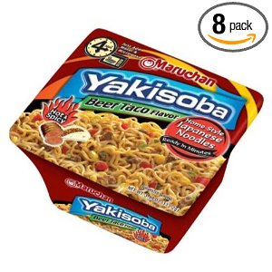 Maruchan Yakisoba Beef Taco, 8 - 3.99-Ounce Packages  $5.10