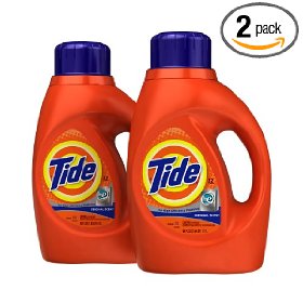 Tide Original Scent Liquid Laundry Detergent, 50 Ounce (Pack of 2) $8.98+free shipping