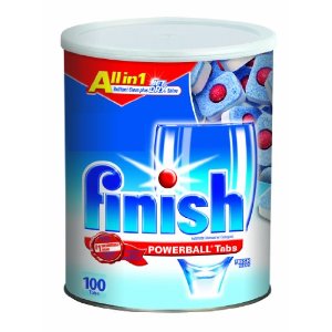 Finish Powerball 洗碗机用高效清洁片剂（100粒装）  $15.04