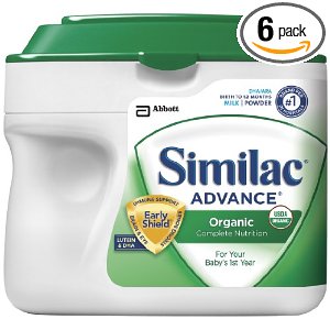 Similac Advance Organic Infant Formula with Iron, Powder, 23.2 Ounces (Pack of 6) (Packaging May Vary) , only $117.04, free shipping