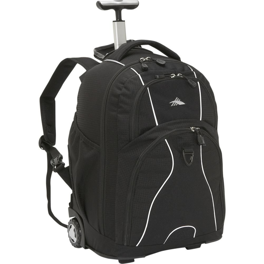 High Sierra Freewheel Wheeled Book Bag Backpack (Black)  $44.51