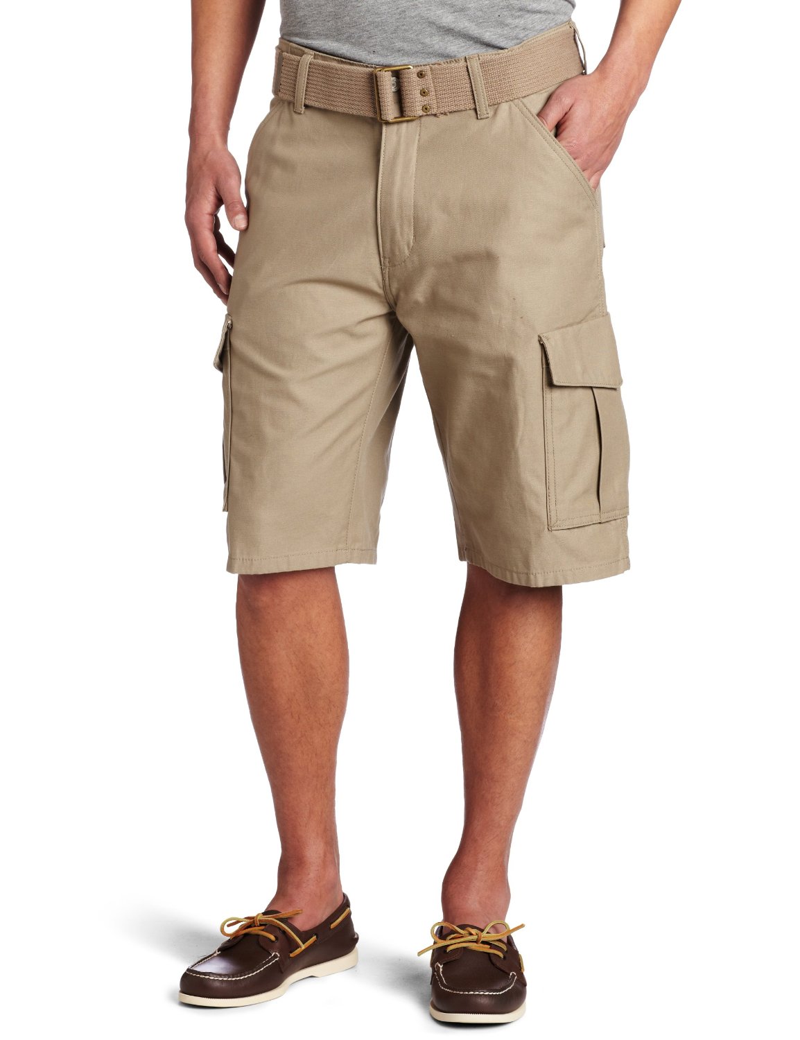 降价了！李维斯 Levi's 男款工装休闲短裤 最低仅售$21.14 (64%off)，用服饰邮件订阅获取8折券 ，最终价格仅为$16.91