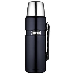 Thermos SK2010MBTRI4 Beverage Bottle, Hot/Cold, Blue Mirror Stainless Steel, 40-oz. , only $19.99
