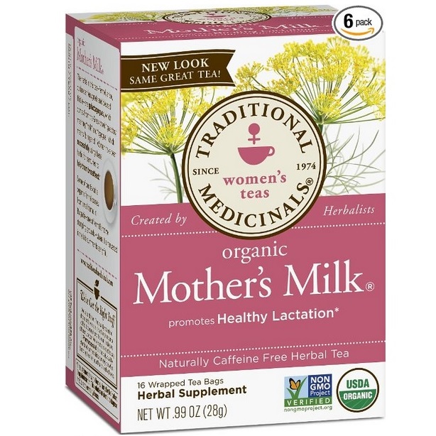 Traditional Medicinals Organic Mother's Milk, 16-Count Boxes, .99 oz. (Count of 6),only  $17.61, free shipping