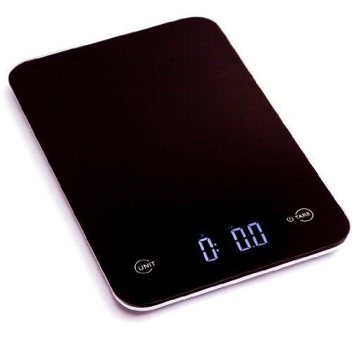 Ozeri Touch Professional Digital Kitchen Scale (12 lbs Edition), Tempered Glass in Elegant Black, only $9.79