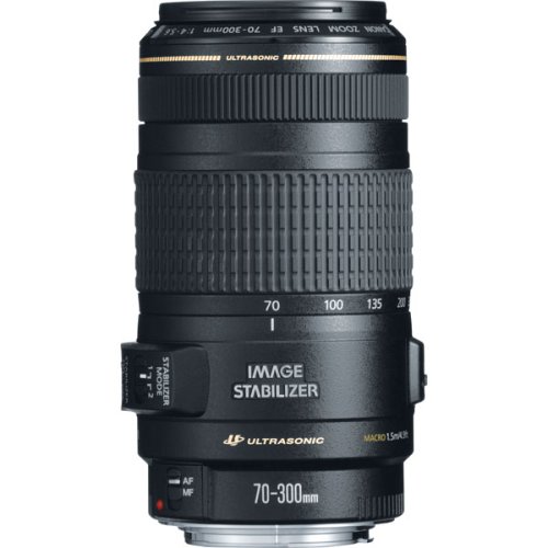 Canon佳能EF 70-300mm f/4-5.6单反镜头 现打折35%仅售$422.00免运费