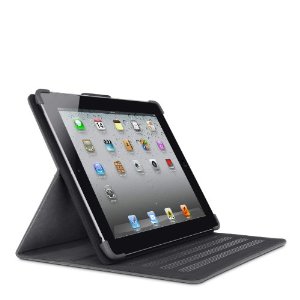 大降！Belkin贝尔金 iPad专用真皮保护套+支架 $19.99