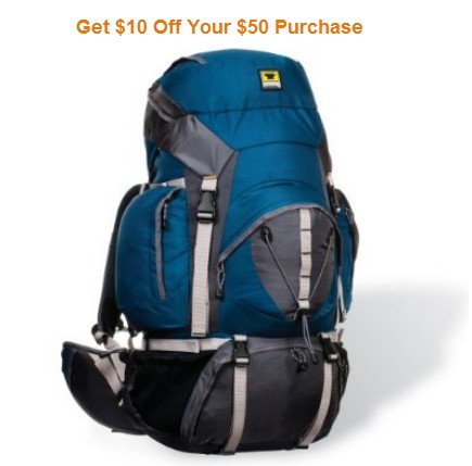 Get $10 Off Your $50 Purchase on Select Mountainsmith Packs and Equipment