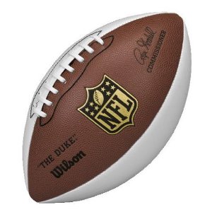 Wilson NFL Autograph Football, Brown/White $28.97+free shipping