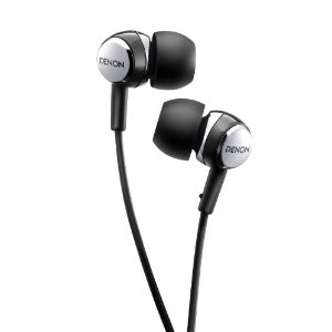 Denon AH-C260 Acoustic Luxury In-Ear Headphones (Black) $8.87