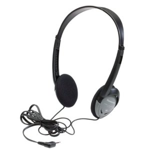 Panasonic Headphones On-Ear Lightweight with XBS RP-HT21 (Black & Silver) , only $7.05
