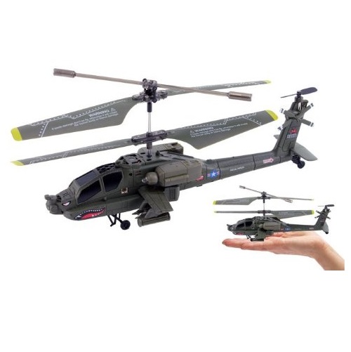 Syma S109G 阿帕奇 AH-64迷你遥控军用直升机，原价$59.99，现仅售$19.25 