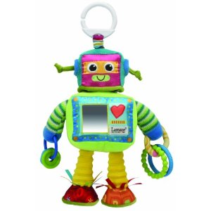 美国著名玩具品牌拉玛泽Lamaze小机器人多触感玩具带牙胶 $10.34（39%off）