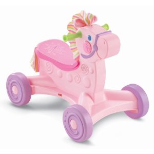 Fisher-Price Brilliant Basics Roll-Along Musical Pony $29.97 (12%off)