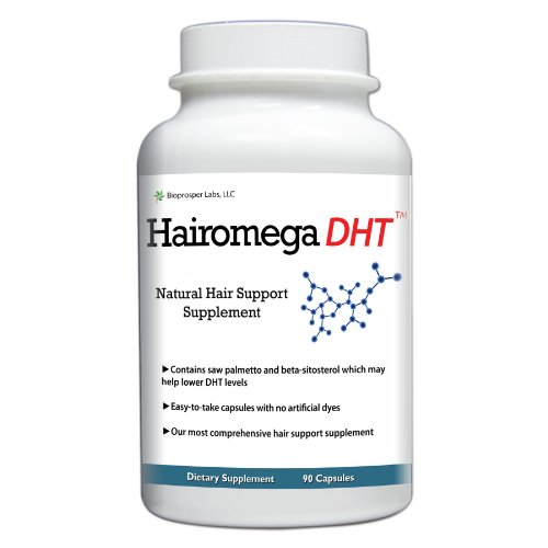 Hairomega DHT Dht-blocking Hair Loss Supplement, 90-count Bottle, 45 Day Supply $20.00