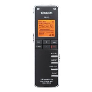 TASCAM PR-10 Portable Digital Audio Recorder (Black) $49