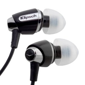 Klipsch IMAGE S4 In-Ear Enhanced Bass Noise-Isolating Headphones (Black) $31.99